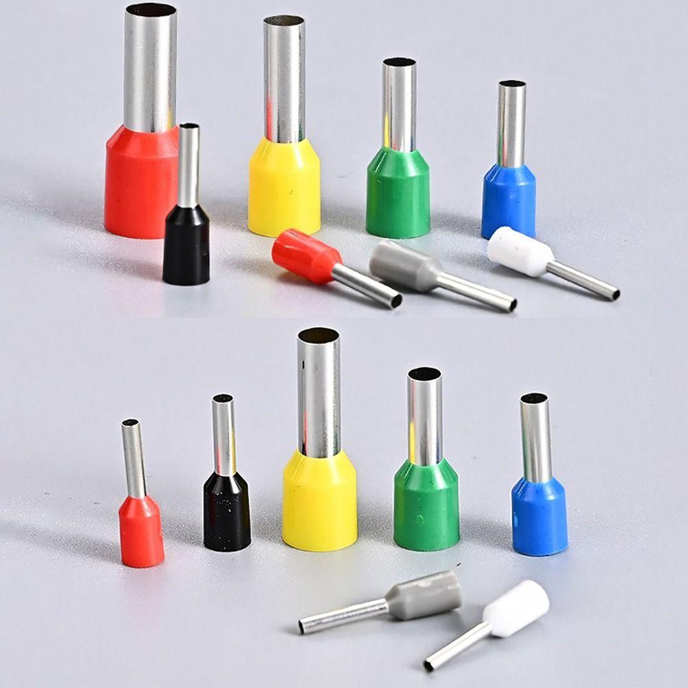 Insulated End Insulated Cable End Crimps Ferrule Assorted Size Box Set Wire Ends Terminals Wire Ferrules Terminals