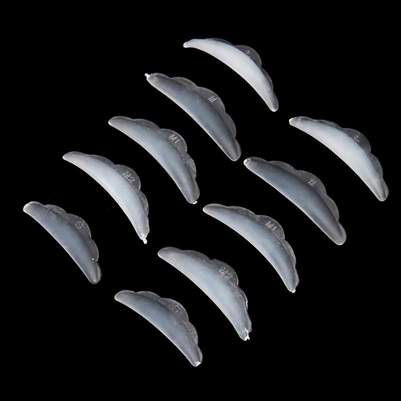5 Pair Lash Lift Lifting Curlers Curl Silicone Shields Pads Multicolor Reusable