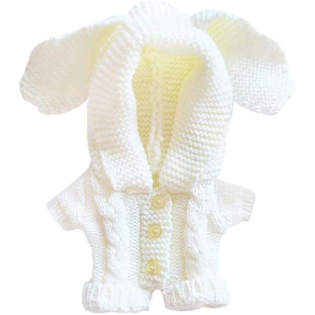 niannyyhouse 20cm Plush Doll Clothes Cat Hat Woolen Thread Onesies 8in Doll Accessories (B)