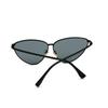 0 -0.5 -0.75 To -4.0 Vintage Myopia Lens Cat Eye Prescription Sunglasses Women Polarized Metal Steampunk Diopter Glasses Female