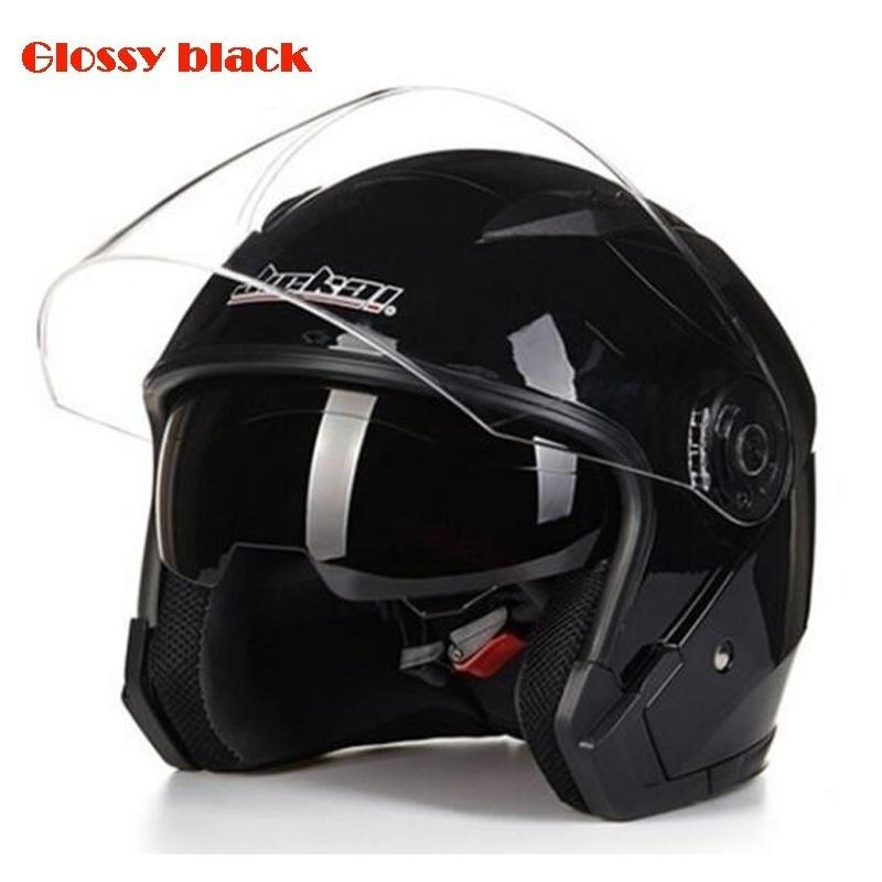 High Quality Motorcycle Helmets Electric Bicycle Helmet Open Face Dual Lens Visors Men Women Summer Scooter Motorbike Helmet Dot