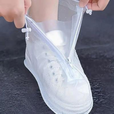 Rain Boots Waterproof Shoe Covers Waterproof Non-slip Rain Shoe Covers Outside Water Shoes Thickened Wear Rain Boots Foot Covers