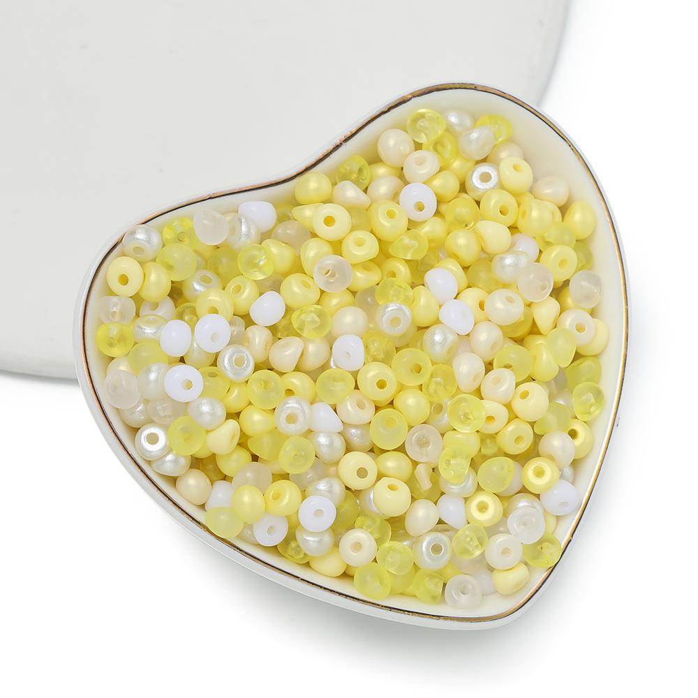 100pcs/Lot 5mm Mixed Color Acrylic Beads Mini Water Drop Spacer Loose Bead for DIY Bracelet Necklace Jewelry Making Supplies