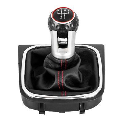 5/6 Speed Gear Shift Knob for VW Golf 6 MK6 GTI GTD R20 2009-2013 5 6 Speed Manual Car Stick Lever Shifter HandBall Gaiter Boot