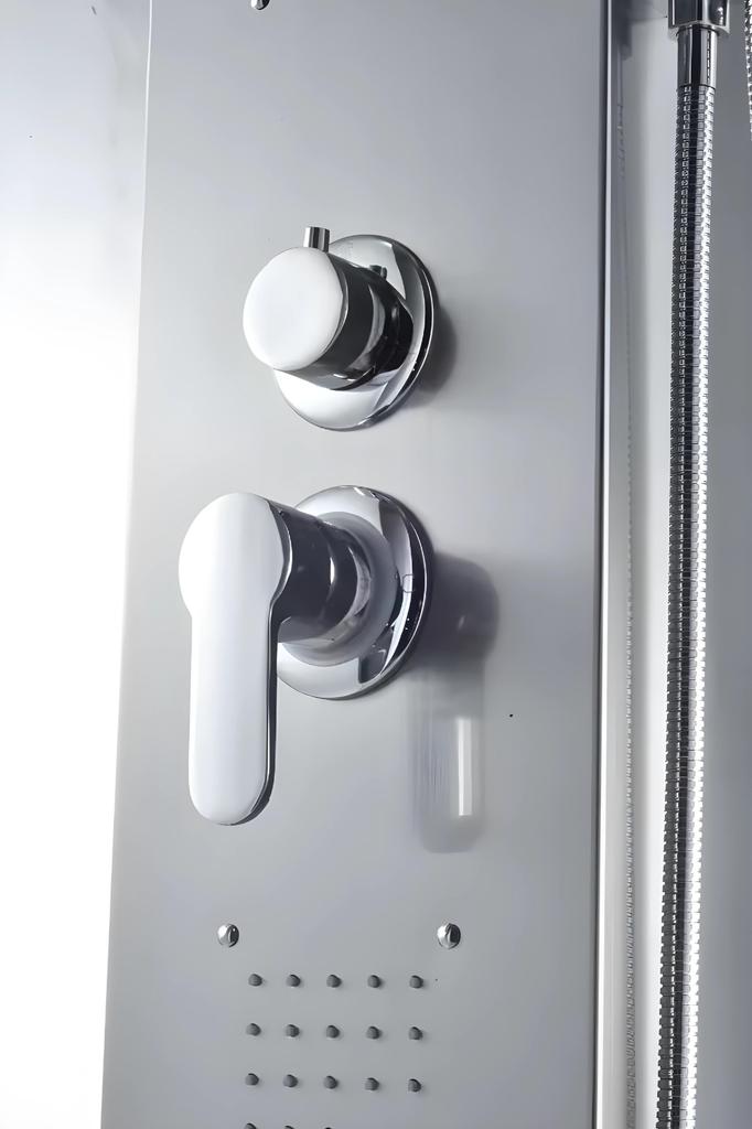Shower panel tap - Nickel plated