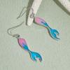 Able Candy Color Summer Beach Mermaid Earrings Women's Sweet Romantic Vacation Jewelry Party Gift