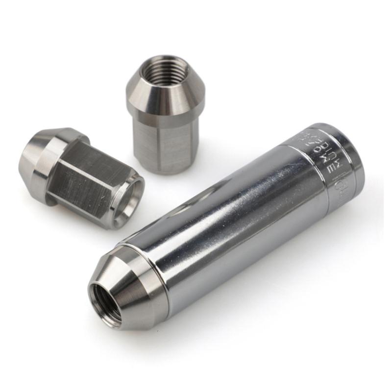 20 PCS Universal Stainless Steel Lug Wheel Nuts Hex 19mm Length 35mm M12*1.5 Car Engine Replacement Parts Auto Accessories