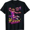 Er ist Rizzin Basketball Jesus Ist Aufgestanden Ostern Christliches T-Shirt
