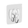 Hipi No-Trace Transparent Rotating Adhesive Hooks