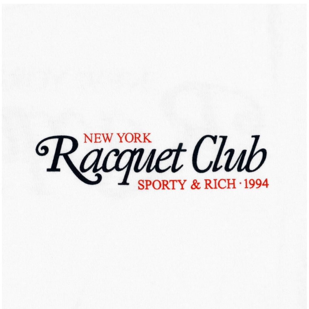 Sporty   Rich To042s406rw 94 Racquet Club  Racquet Club  Shared Short Sleeve Tee