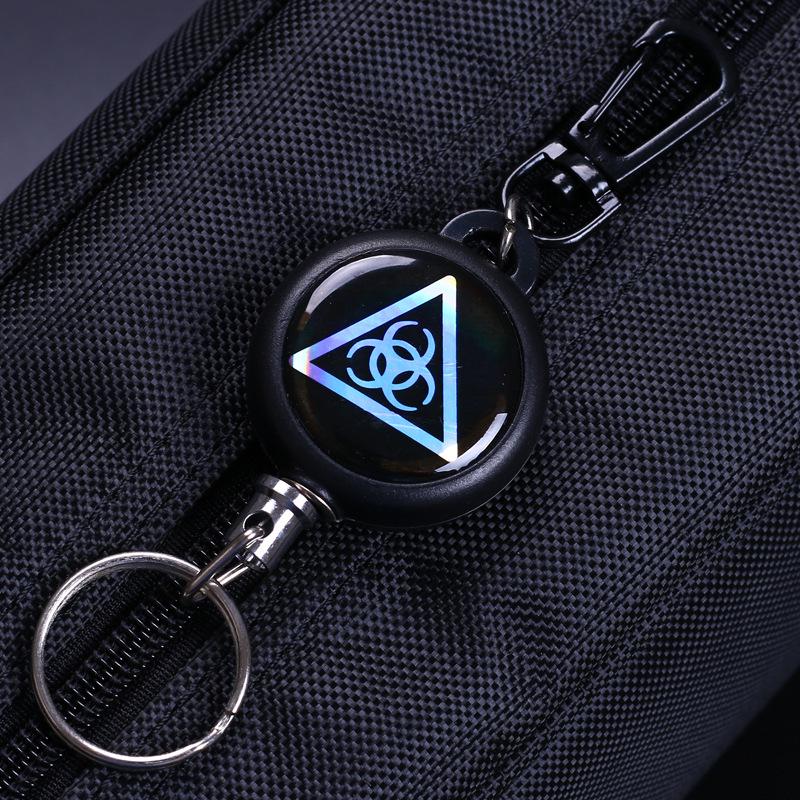 Qiuyu Retractable Badge Holder with Epoxy Key Yoyo