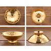 EAST Table Gold Glaze Cup Medium Sakura Mino Ware In Wooden Box Made In Japan 716-010