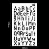 Stencil Sheets Alphabet and Number Templates Set Wide Variety of Designs Stencil Plates Drafting Stencils DIY Drawing Albums Diaries School Drawing