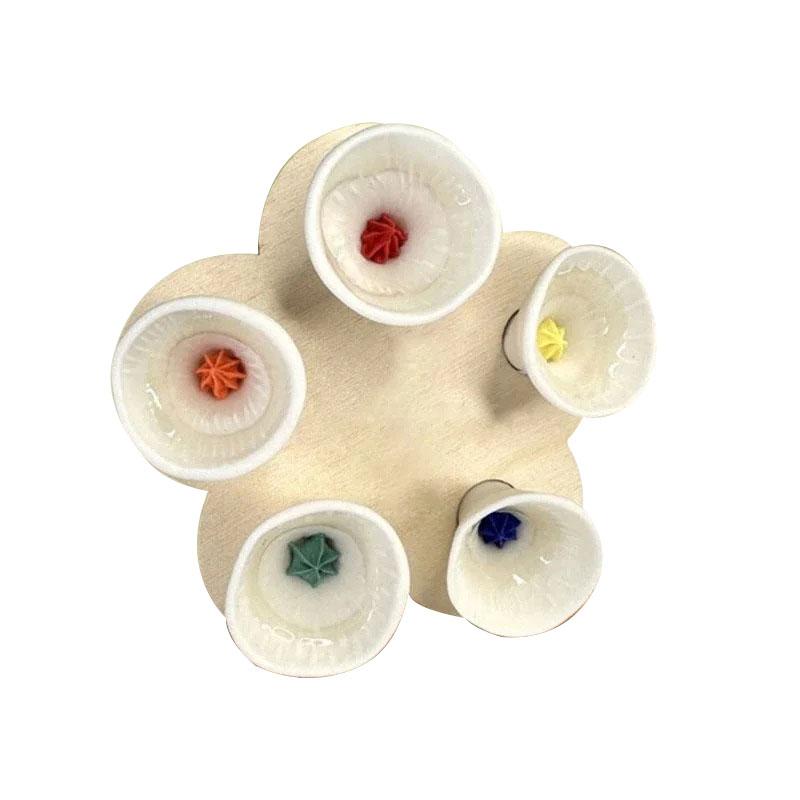 

5 шт., балконный инструмент для насекомых, чашка для питья пчелиных насекомых, смола, красочная чашка для питья