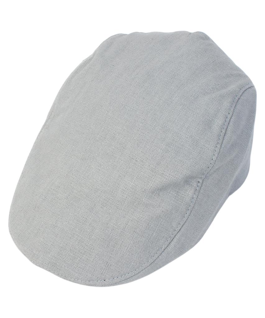 Simple Linen Light Gray Hunting Cap