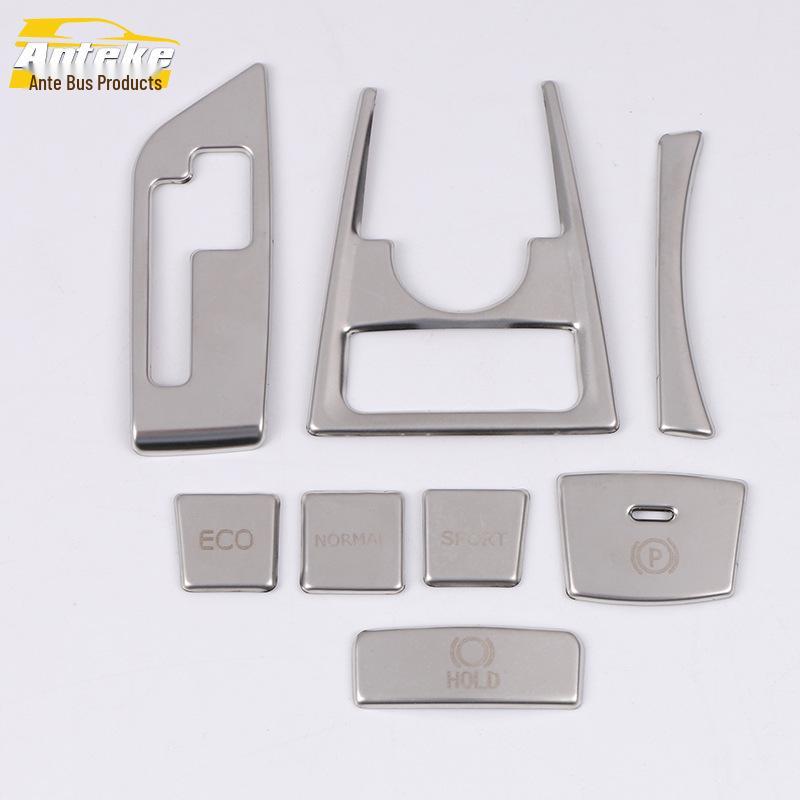 Suitable for 2018 Camry Shift Lever: New Stainless Steel Interior & Exterior Trim Sequin Decor