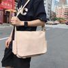 Korean Style Solid Nylon Bag Black Simple Shoulder Bag Crossbody Bags Messenger Bag  Student