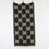 GUCCI 598993 GG glitter jacquard Scarf Black/Ivory/GoldUsed