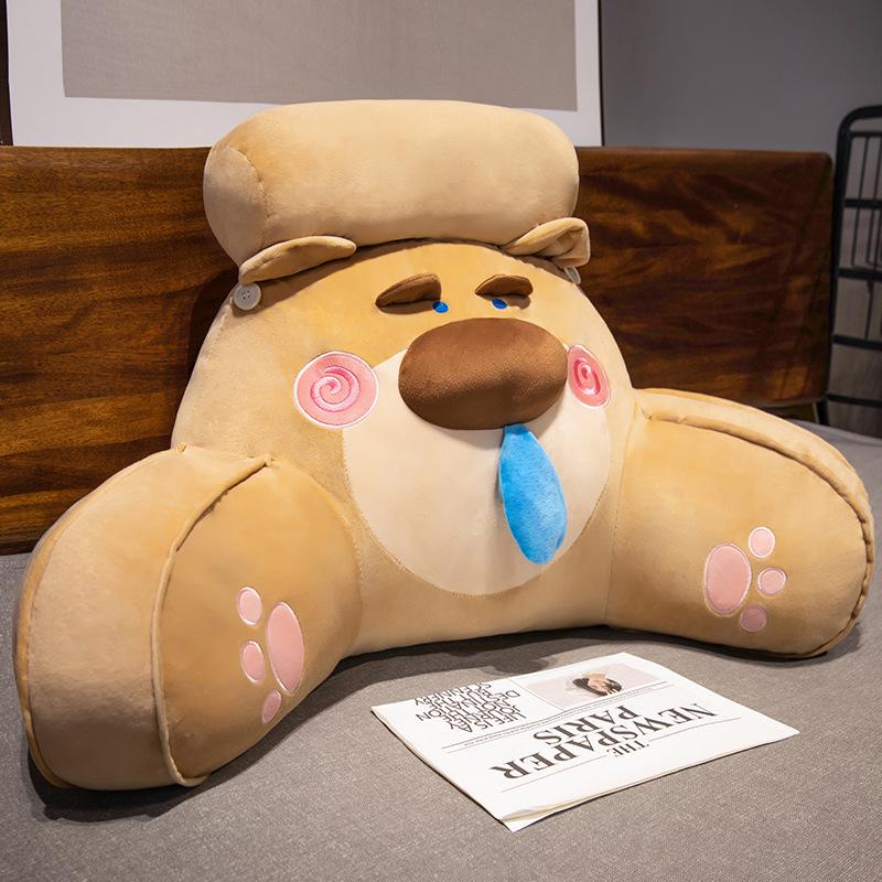 Cartoon Headboard Large Backrest Pillow for Student Dormitory: Soft Sofa, Bed, or Bay Window Reading and Lumbar Support Cushion