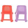 1/12 Scale Dollhouse Miniature Plastic Stools Chairs Pretend Play Furniture Toys