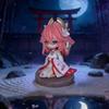 1pc Pink Fox Anime Figure, Cute Home  Office Decor Display, Perfect Gift for Valentine‘s  Easter.