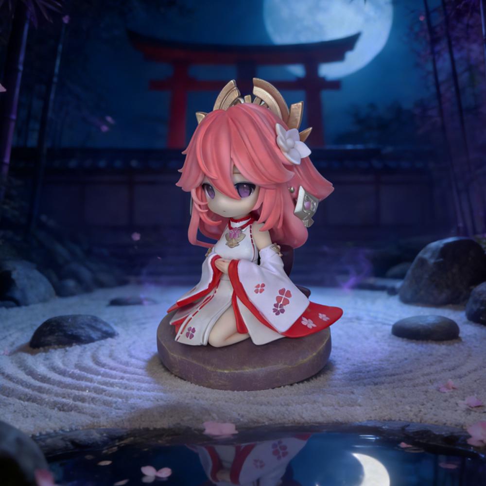 1pc Pink Fox Anime Figure, Cute Home  Office Decor Display, Perfect Gift for Valentine‘s  Easter.