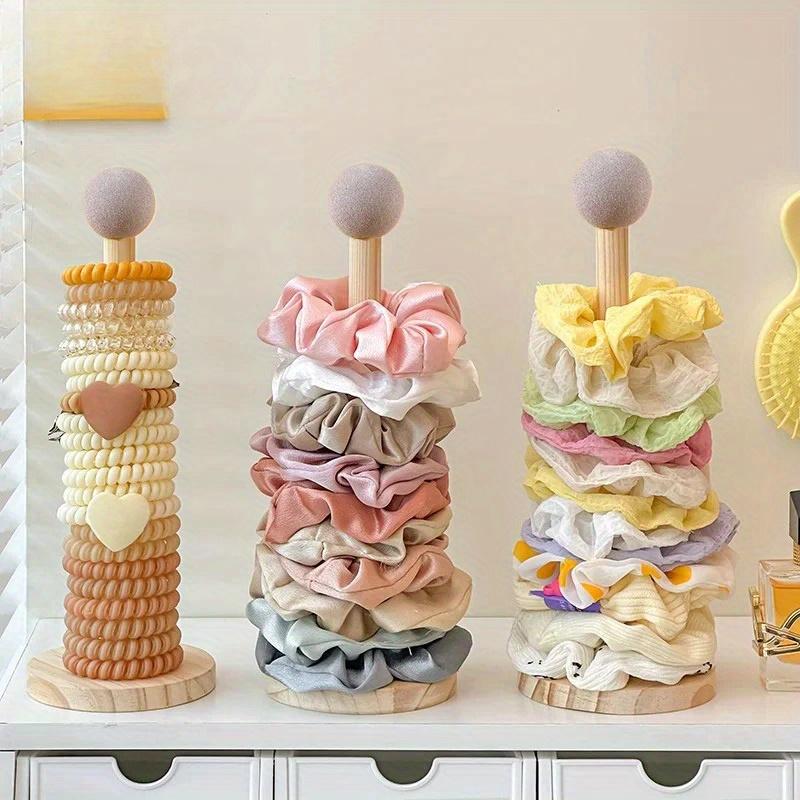 Wooden Hair Band Holder Accessories Storage Rack Display Shelf For Living Room Easy To Assemble