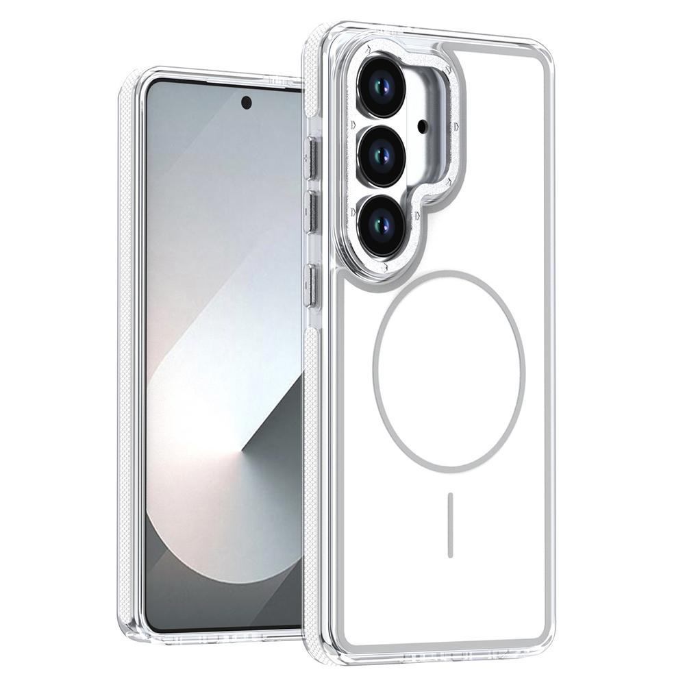 For Samsung Galaxy S25+ / S24+ Magnetic Case Dual Color Shockproof TPU PC Phone Cover