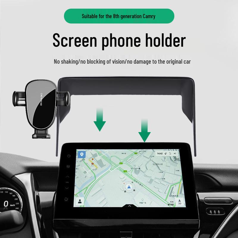 Toyota Camry 2023 8th Gen Car Mount - Luxury & Fashion Edition, Large Screen Center Console.