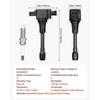 Ignition System Kit Set of 4 For Engine Maintenance Vehicle Repair Parts Replacement Stable Performance Reliable Ignition L4 2.5L 2.0L 1.8L 1.6L