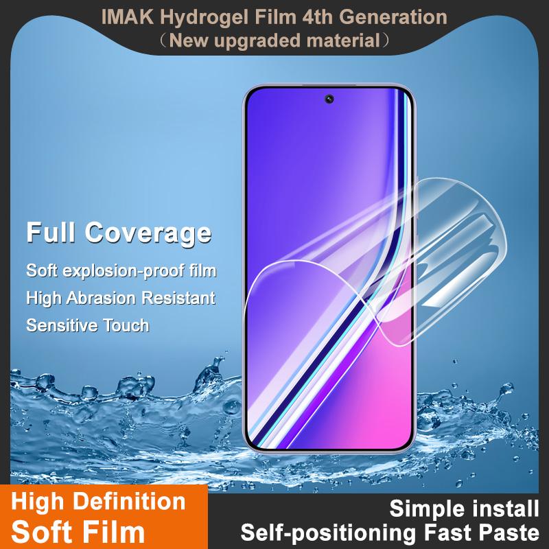 For Realme P3 Pro 5G Glass IMAK Hydrogel Film 4th Generation Full Coverage Screen Protector
