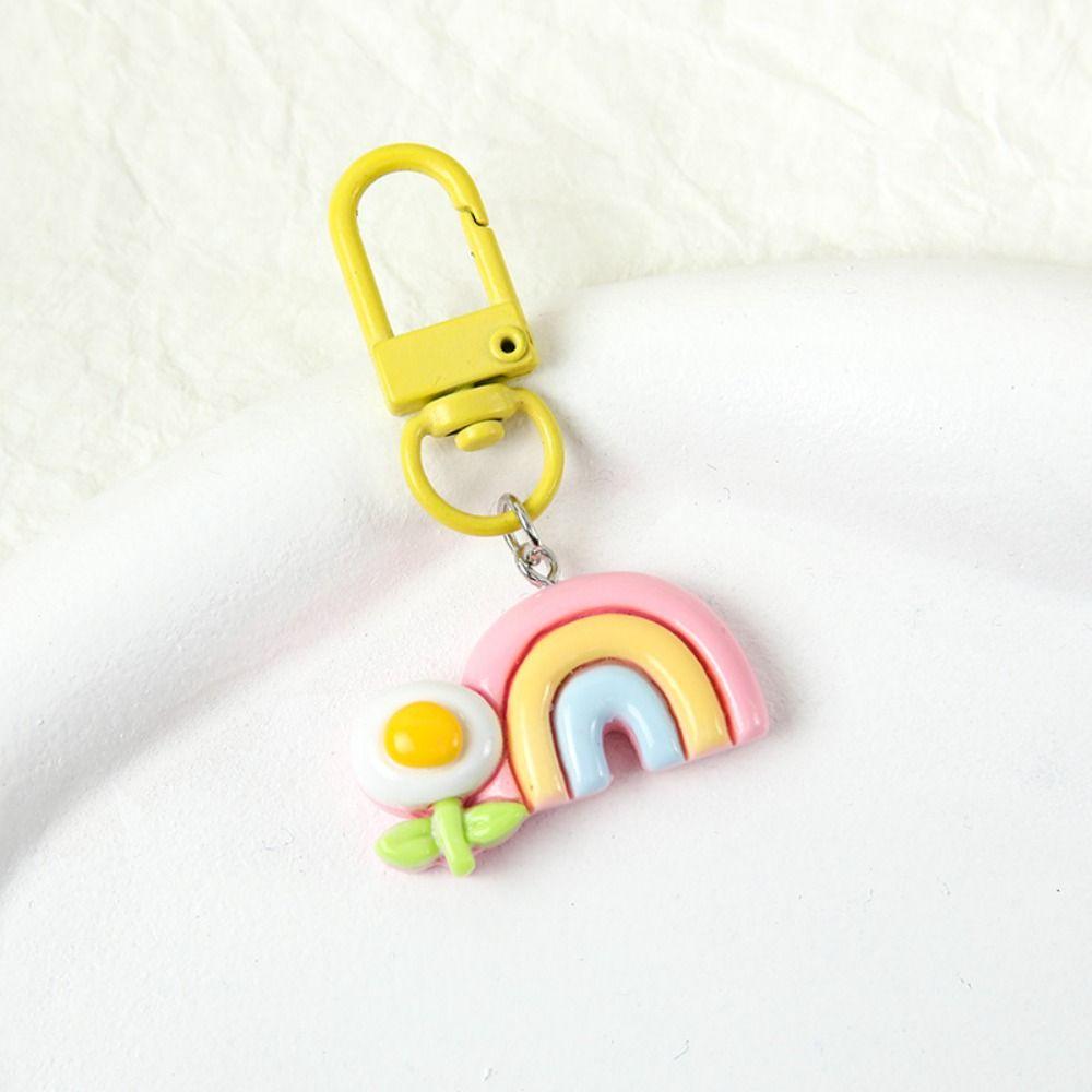 

Resin Bag Pendant Moon Star Bag Keyring Car Accessories Cute Keychain A