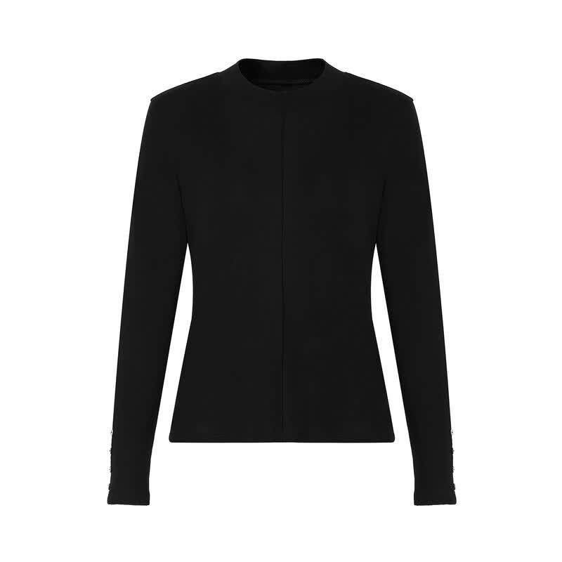 JUZUI Slim-Fit Lyocell Blend Knit Sweater