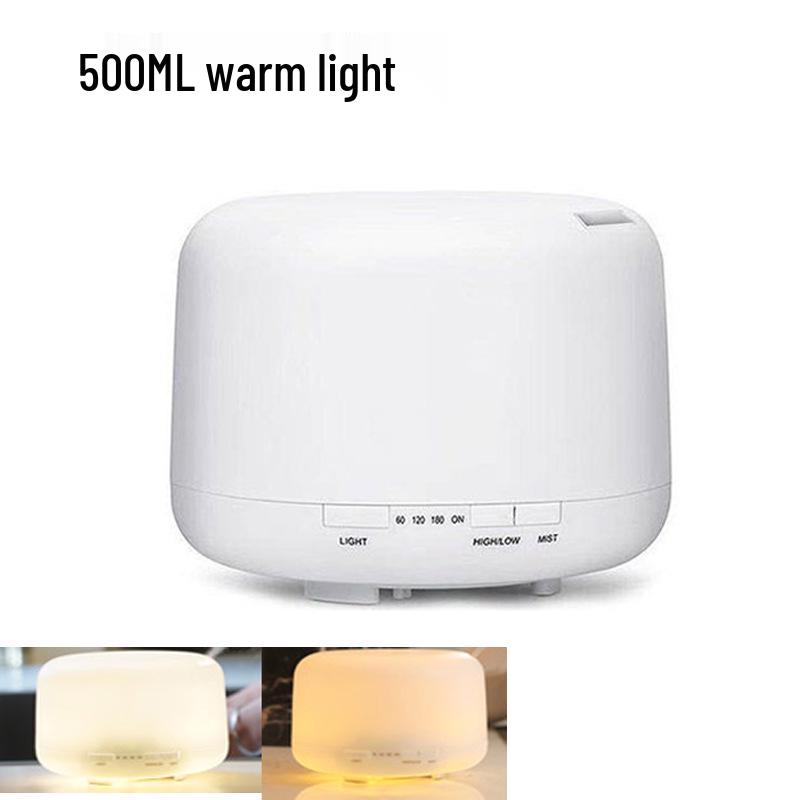 "MUJI Ultrasonic Humidifier: 500ml Aromatherapy, USB-Powered, High Fog Capacity Home Appliance"