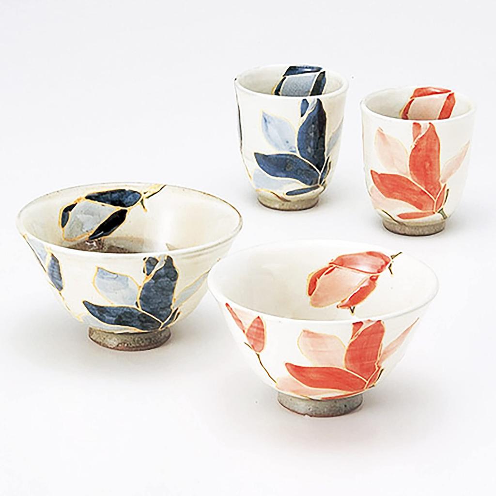 Hamato Hasami Isayama Lightweight Cosmetic Magnolia 217722 Ware, Kiln, Teacup, Small, Design, White,