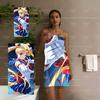 Sailor Moon Usagi Tsukino Beach Towel, Anime Super Soft Quick-Dry Bath Towel