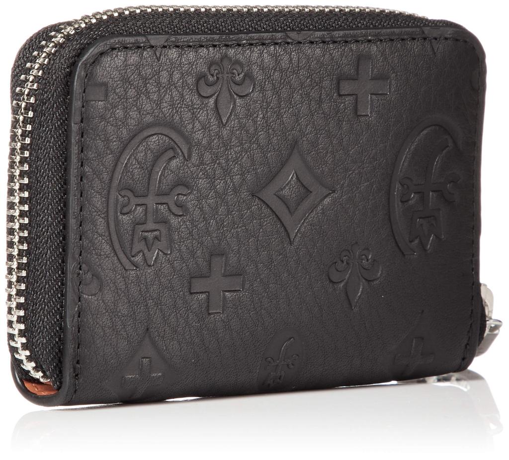 CASTELBAJAC Marcel Small Coin Purse with Round Zipper, Black