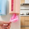 Wall-Mounted Removable Plastic Garbage Bag Storage Box for Kitchen Organization