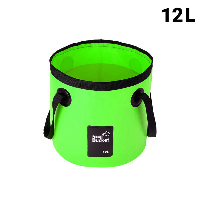 Portable Foldable Water Bucket Multifunctional Outdoor Camping Washing Bag Car Wash Bucket Collapsible Sink