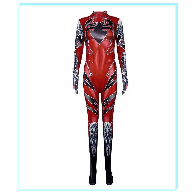 Widow Cosplay Blood Costume Cartoon Jumpsuits Halloween Party Performance Stage