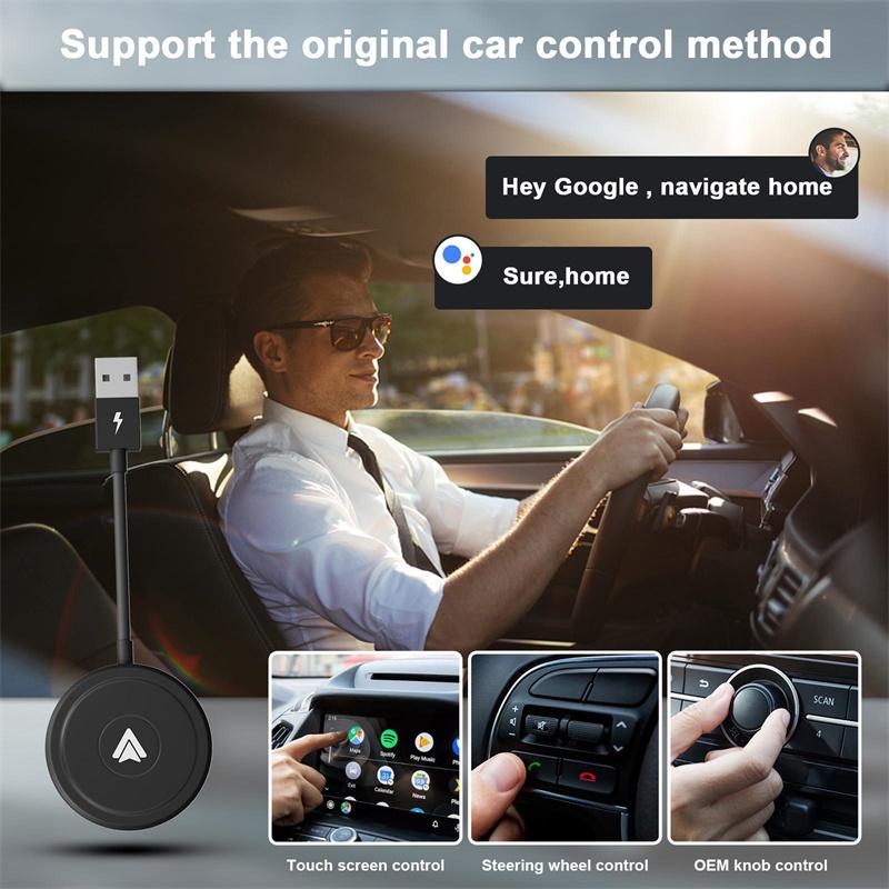 CarPlay Modülü Orijinal Araba Kablosuz Android Otomatik Kutusuna Kablolu Android Sistemi Araba Makine Adaptörü
