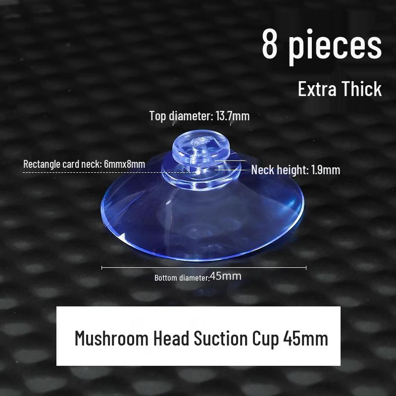 Transparenter Saugnapfhaken für Glas, Fliesen und Auto-Werbung