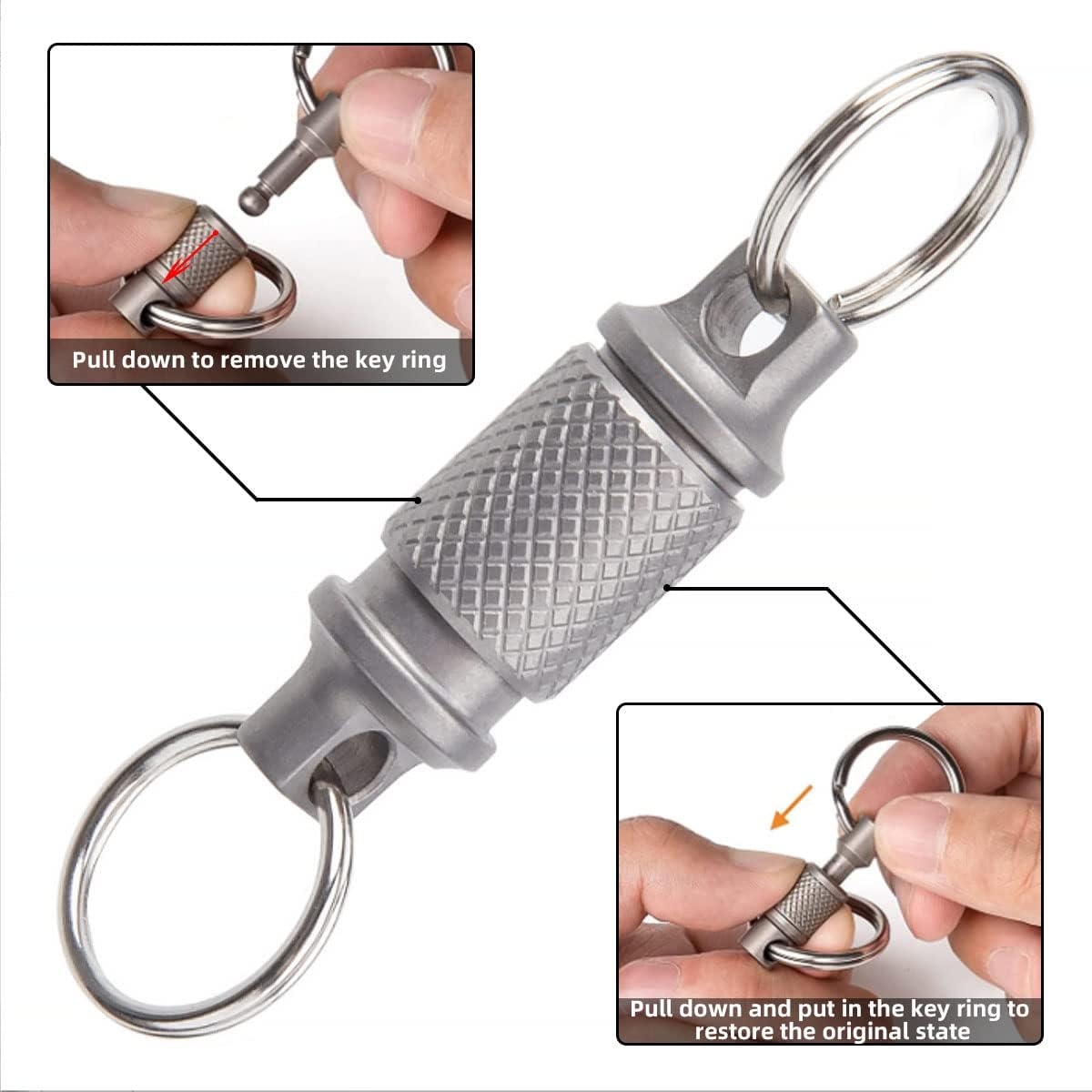 Брелок из титанового сплава — фото 3