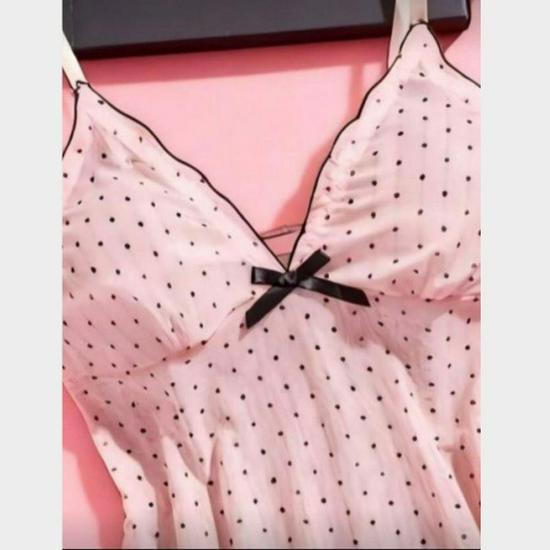 High-Quality Sexy Sheer Camisole Dress - European and American Pure Desire Nightgown