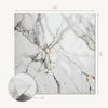 Set of Vinyl Tiles with Pattern Self-Adhesive for the Bedroom Elegant Marble Pattern 20x20x20 cm
