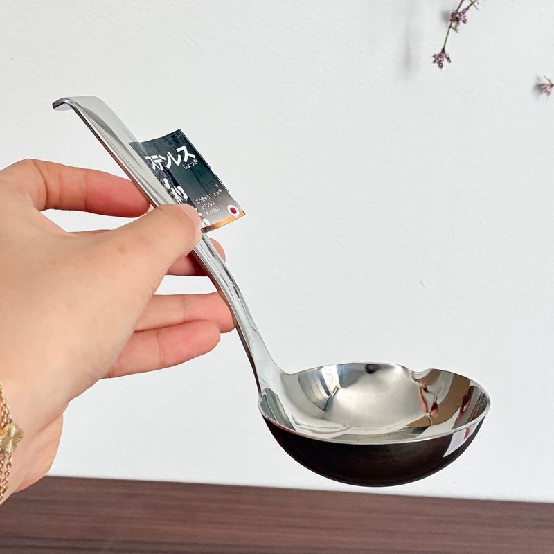 Trade Original Order 304 Stainless Steel Spoon Short Handle Thickened Soup Porridge Porridge Spoon For Home Deepening Spoon Oven Mitts Soup Spoon 304 Stainless Steel Deep Soup Ladle - Single