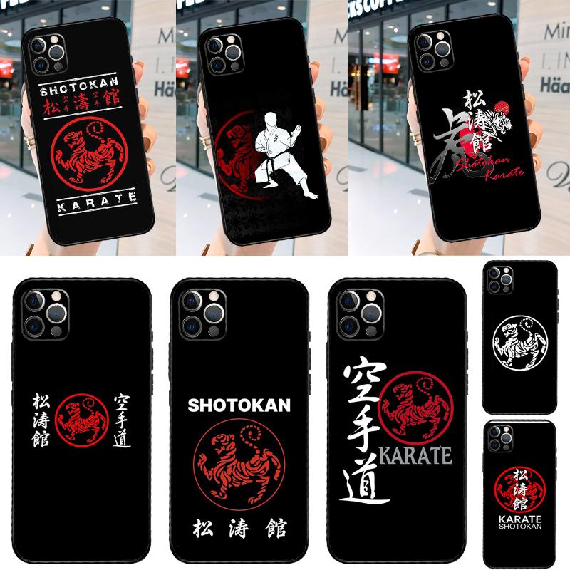 Shotokan Karate Symbol Case For iPhone 14 13 12 11 15 16 Pro Max X XR XS Max 14 Plus Soft Back Cover