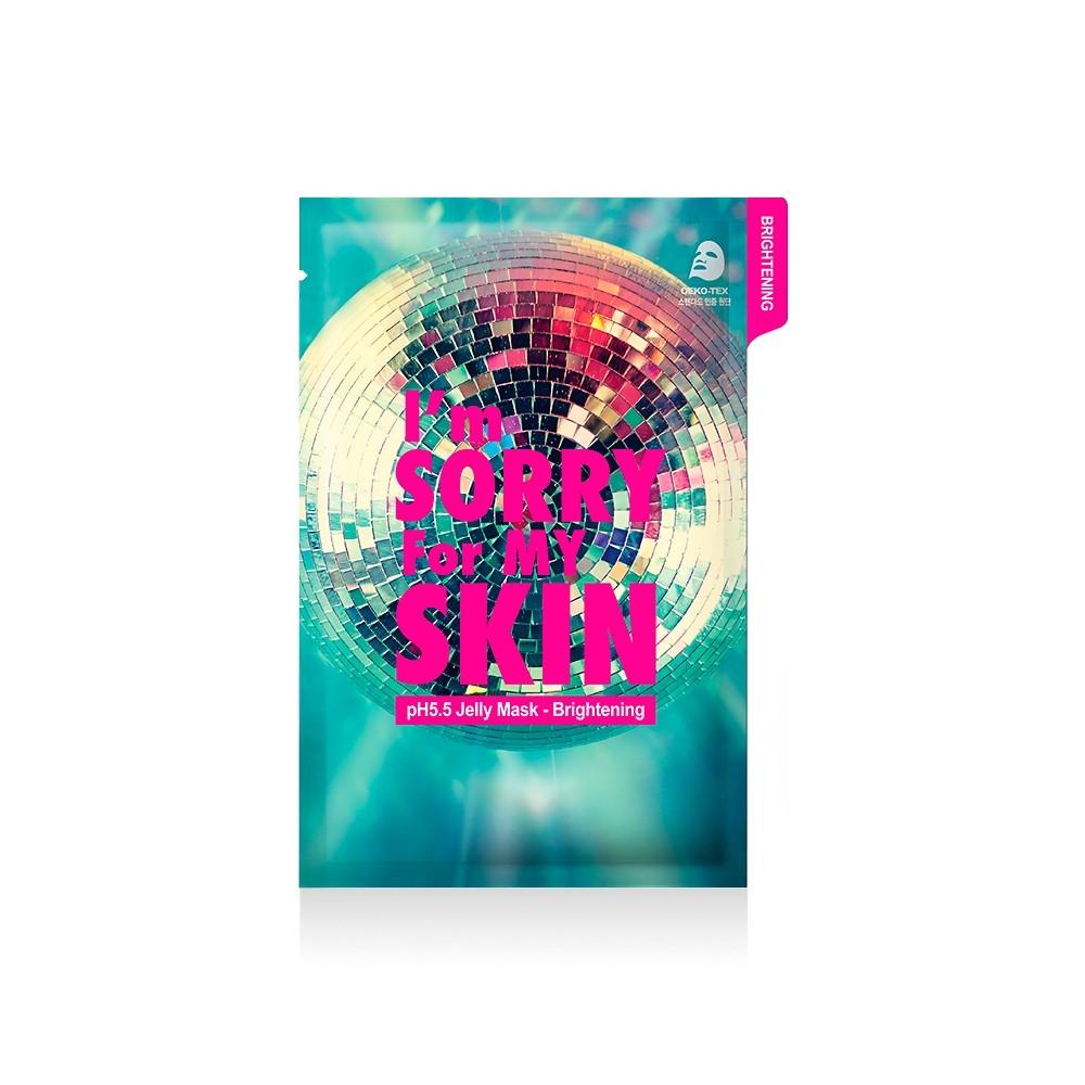 I M Sorry For My skIn Sorry skIn MIldly acIdIc Jelly Mask brIghtenIng MIrror Ball Pack  10 Sheets 