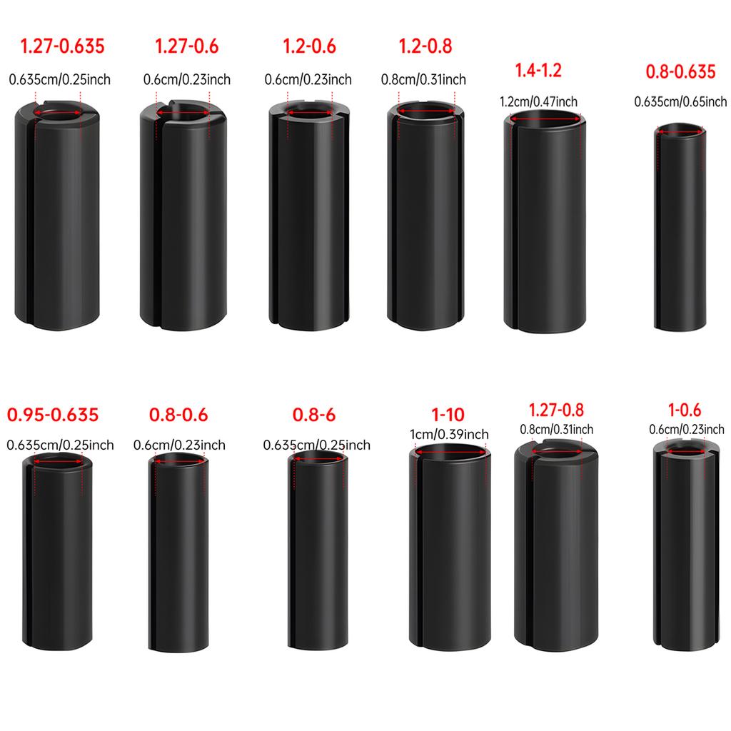 12/13PCS Milling Cutter Head Adapter Chuck Collet Bracket High Precision Trimming Machine Engraving Machine Adapter