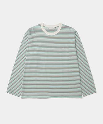 UNIFORM BRIDGE Ubc Multi Stripe L/S T-Shirt Mint
